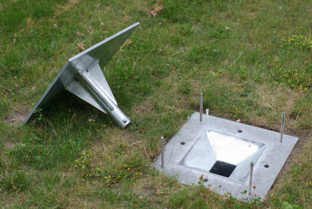 Windspiel Kois (Aluminium, Stahl) für Jörn Grothkopp, 2012-2013
