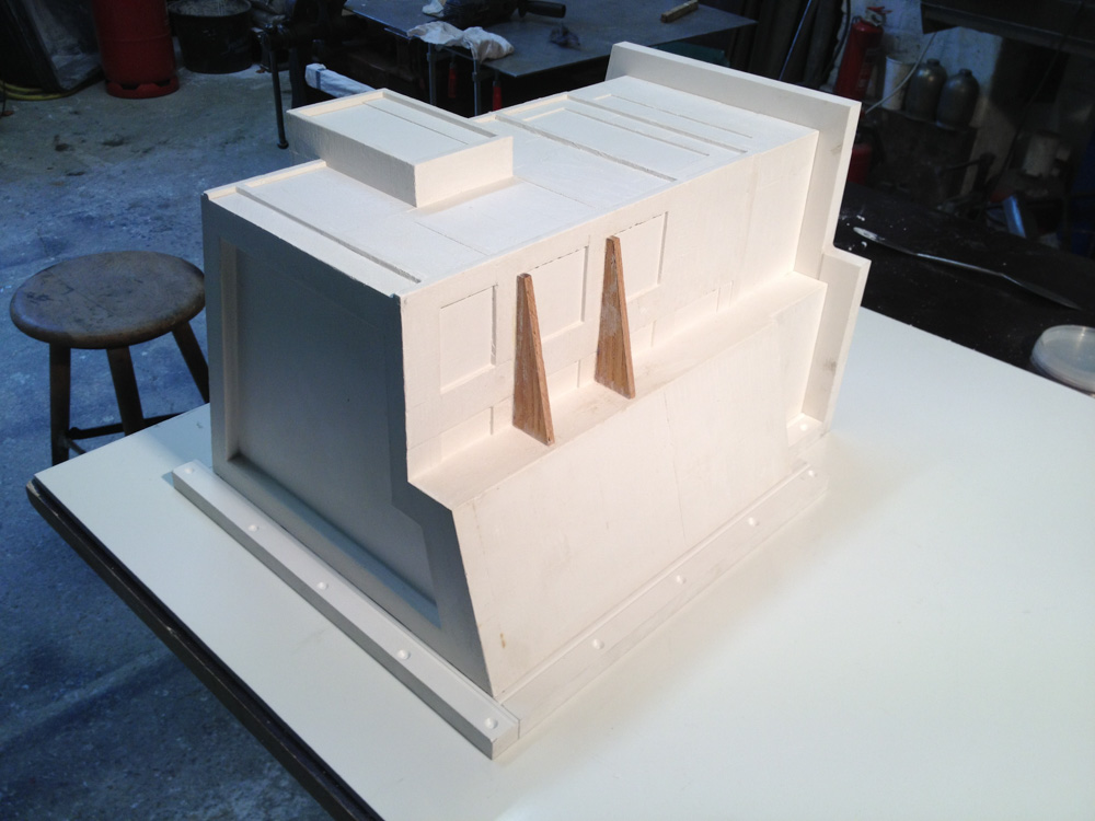 Gebäudemodell ExRotaprint-Bau für Les Schliesser, 2013